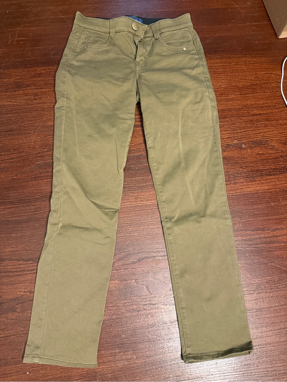 Democracy Brown/Green Pants with Ab Solution Waistband